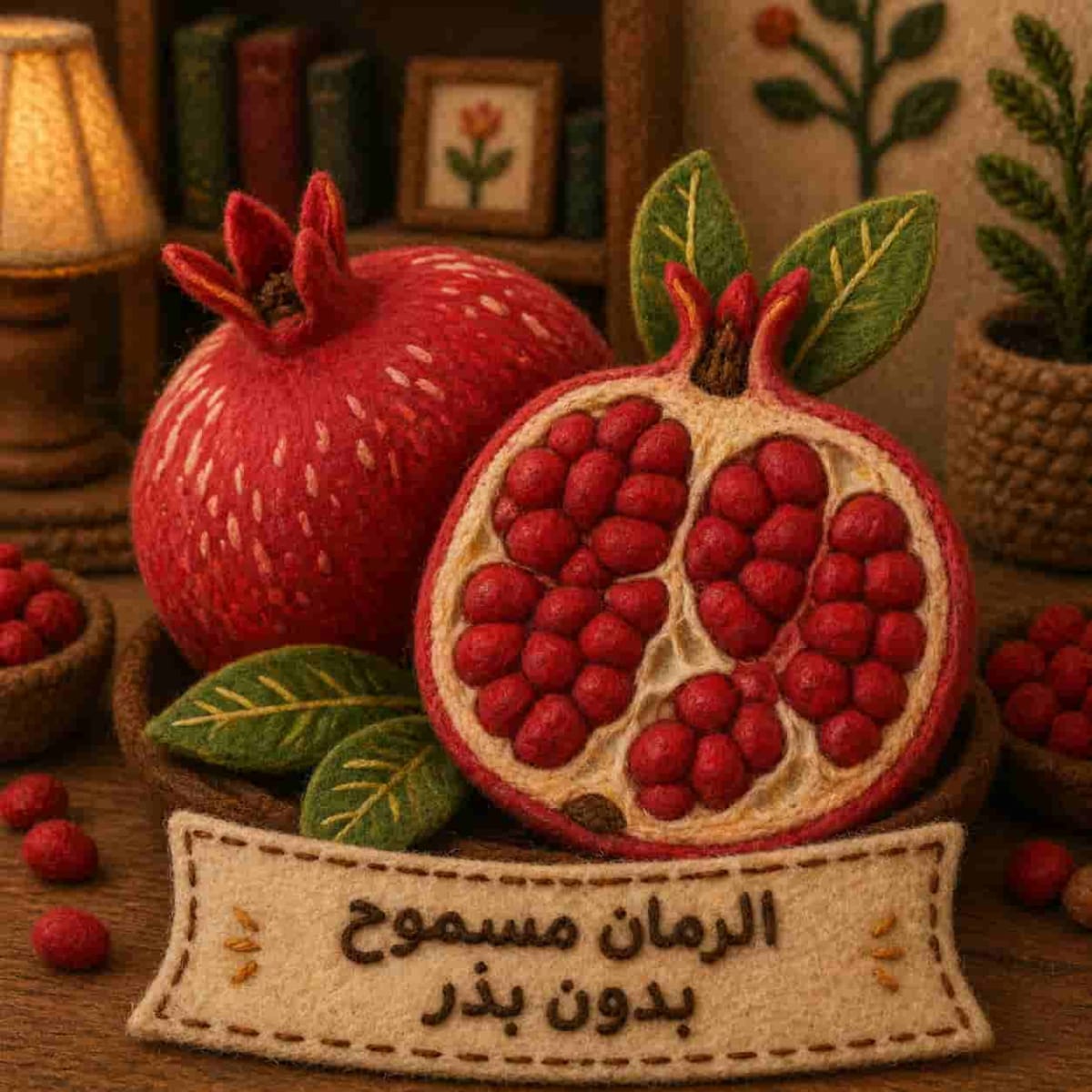 Fresh pomegranate with seeds