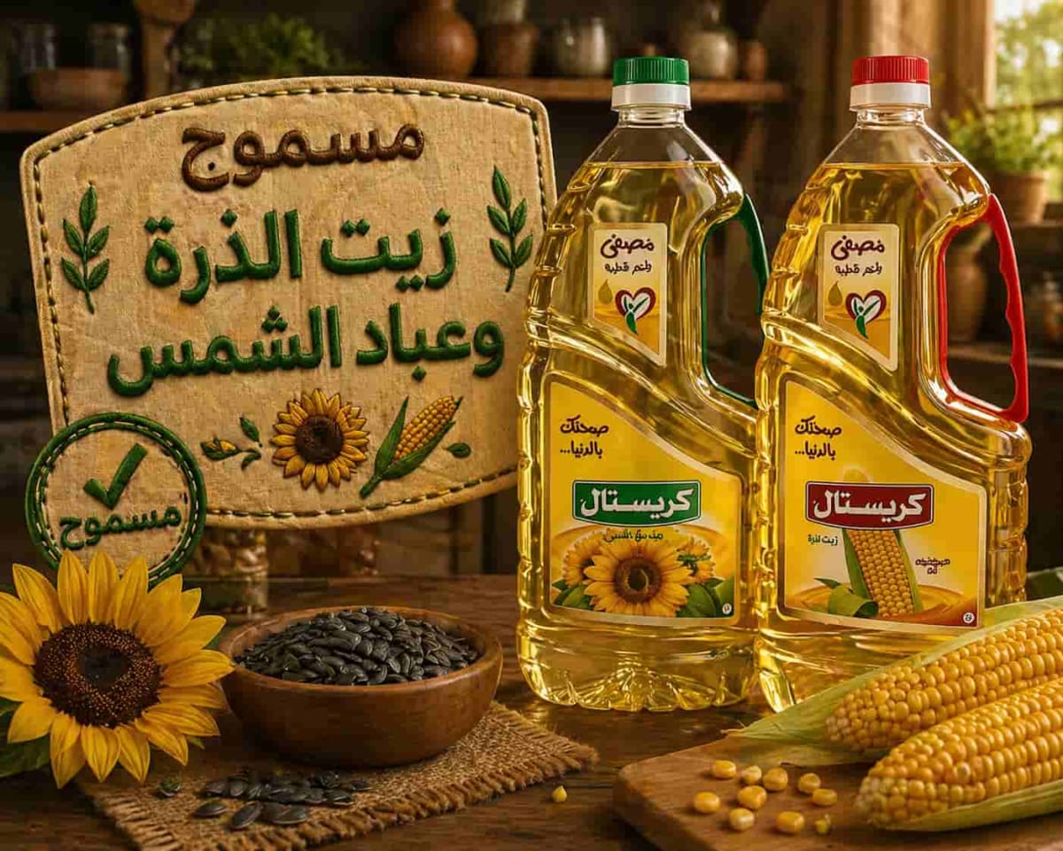 Corn and sunflower oil