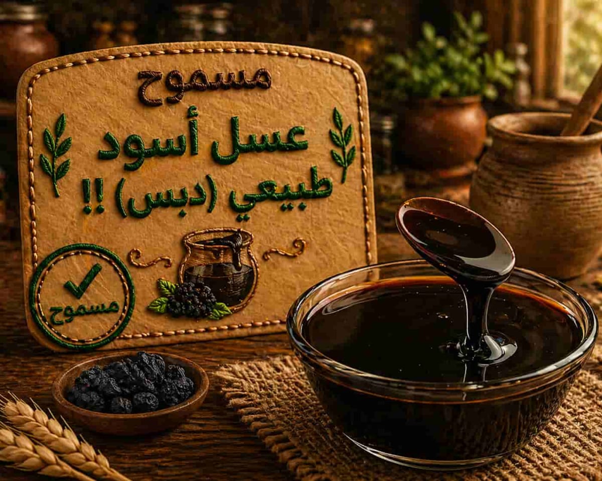 Natural molasses (black honey)