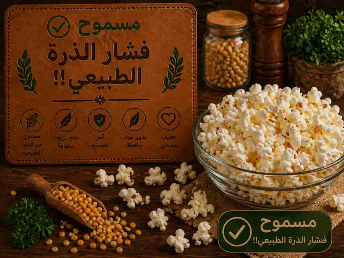 Natural popcorn